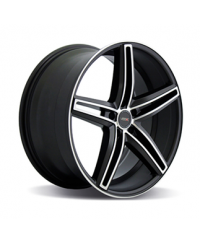 Vissol Cast V-015 Matte-Graphite-Machined R20 W9.0 PCD5x112 ET45.0 DIA66.6 